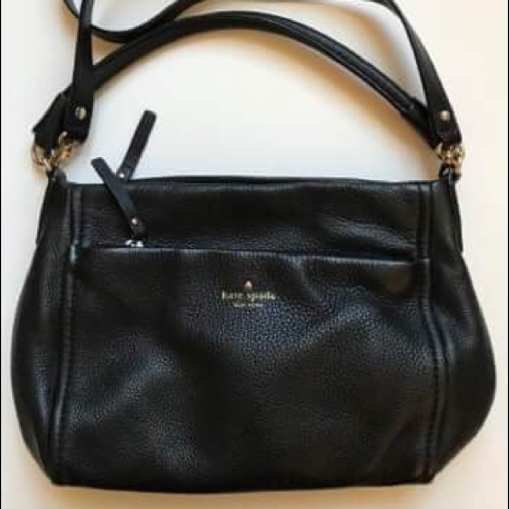 Kate Spade ♠️ black leather shoulder bag